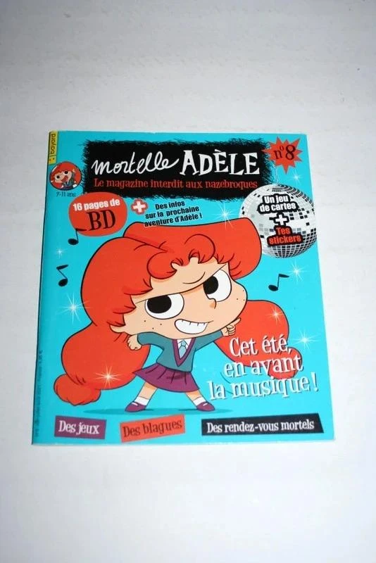 Magazine Mortelle Adèle n°8 Juin-Juillet-Août 2021